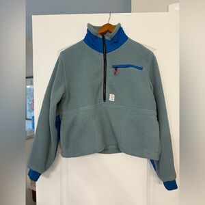 Topo Designs Women’s Fleece Jacket - Blue